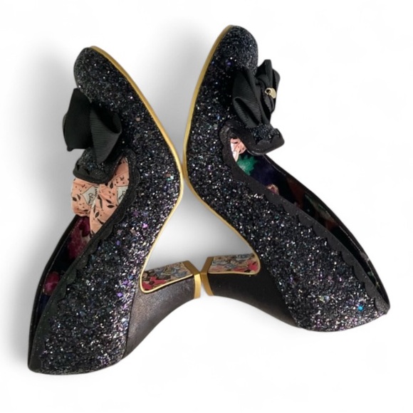 New Irregular Choice Sparkly Bow Heel - Picture 6 of 12
